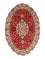 Perser Rug - Tabriz - Royal oval  - 195 x 130 cm - red