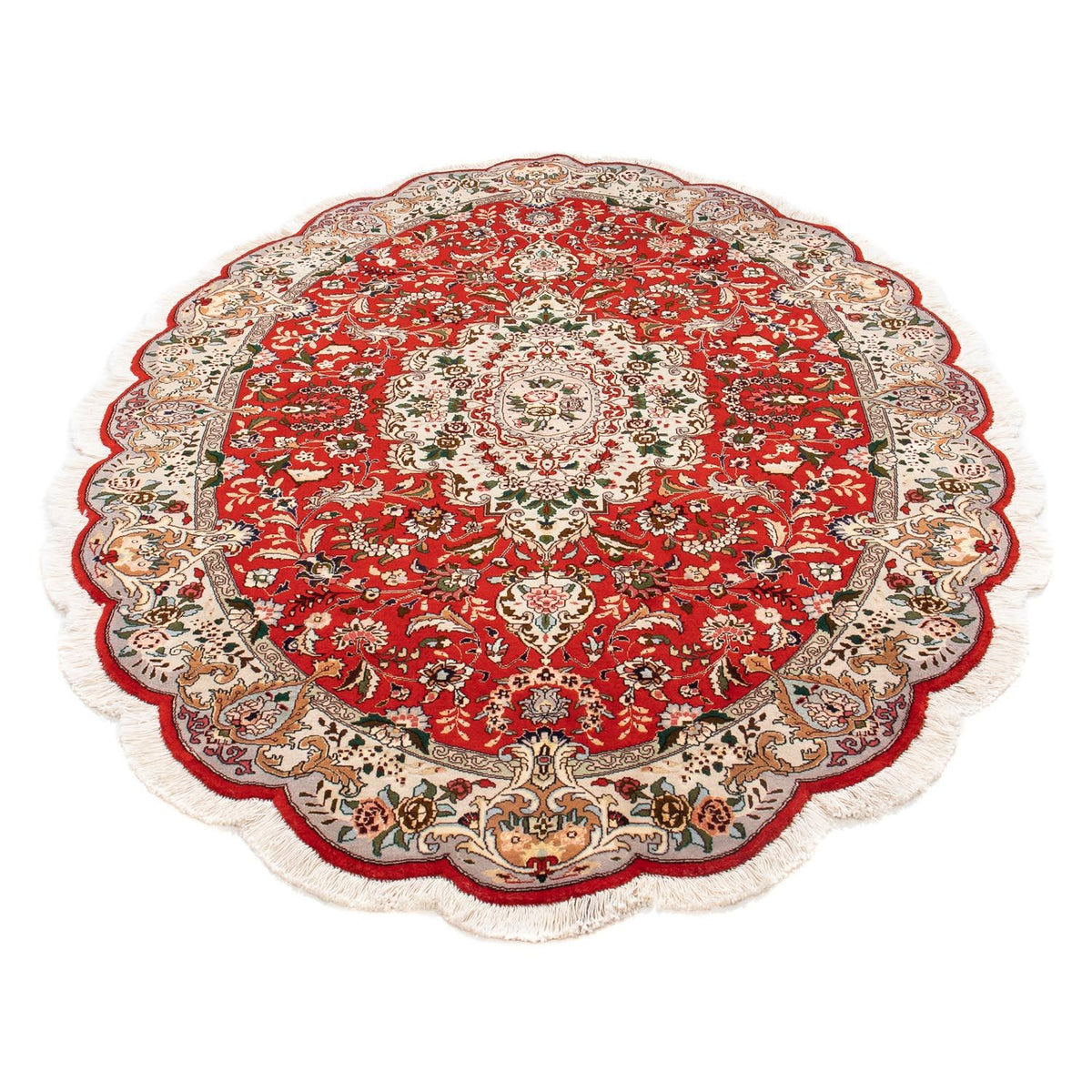Perser Rug - Tabriz - Royal oval  - 195 x 130 cm - red