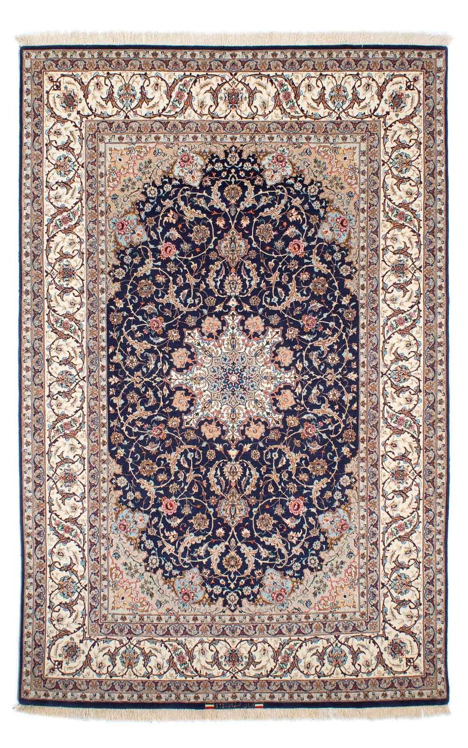 Perser Rug - Isfahan - Premium - 243 x 156 cm - dark blue