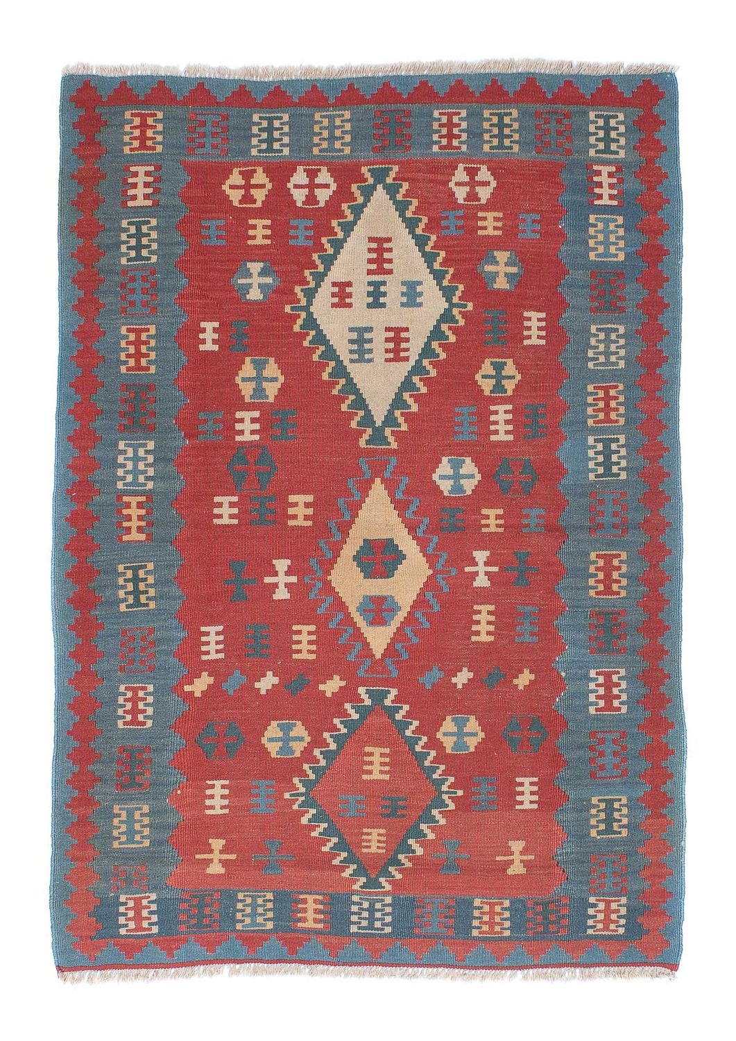 Kelim Rug - Oriental - 168 x 113 cm - dark red