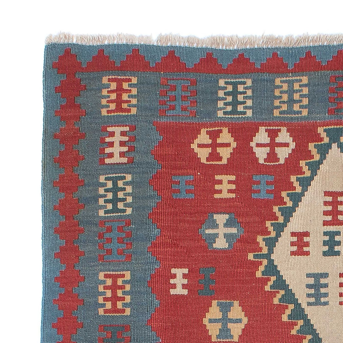 Kelim Rug - Oriental - 168 x 113 cm - dark red