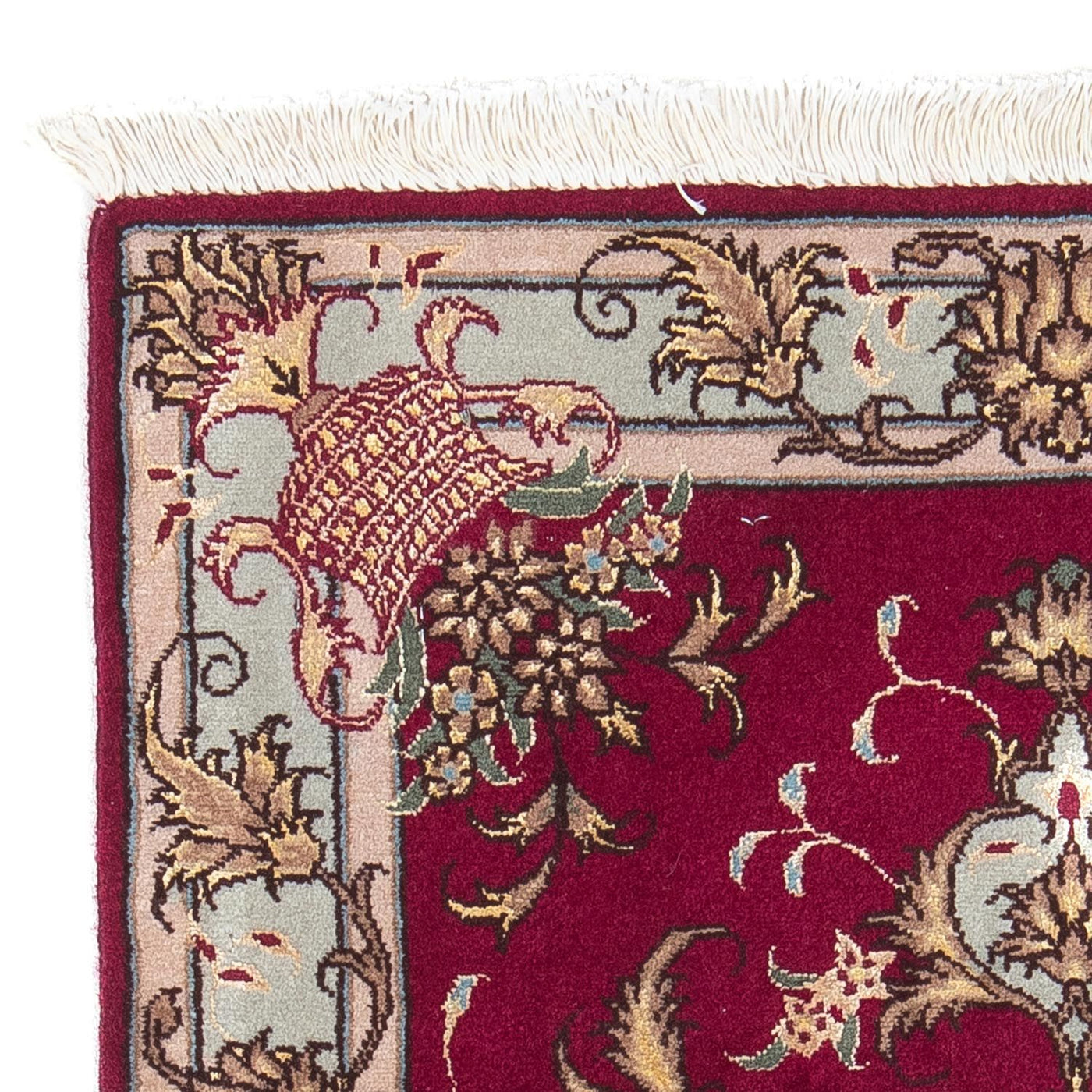 Tabriz - 50 Raj Rug 87x60cm - Persian Rugs