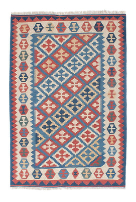 Kelim Rug - Oriental - 180 x 118 cm - blue