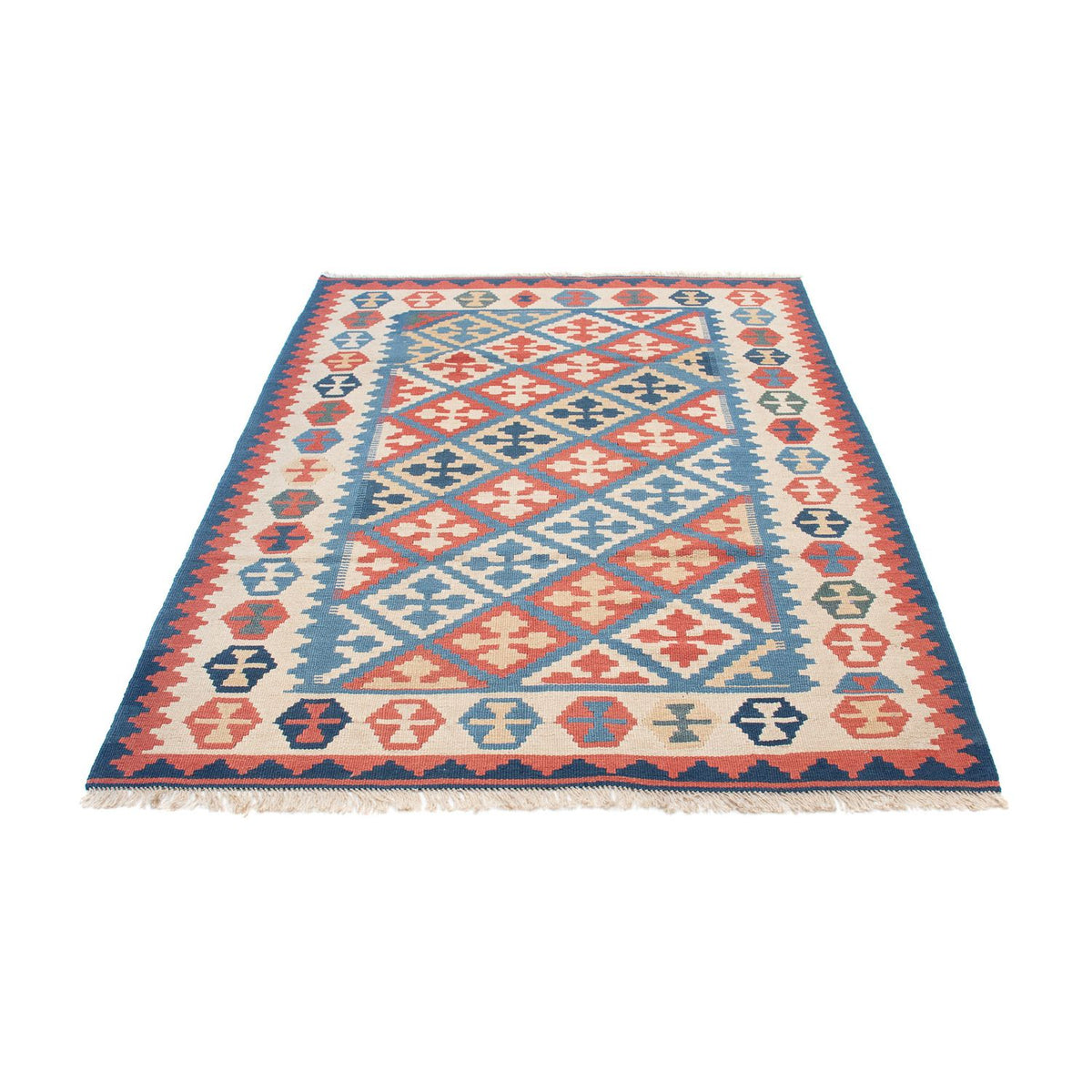 Kelim Rug - Oriental - 180 x 118 cm - blue