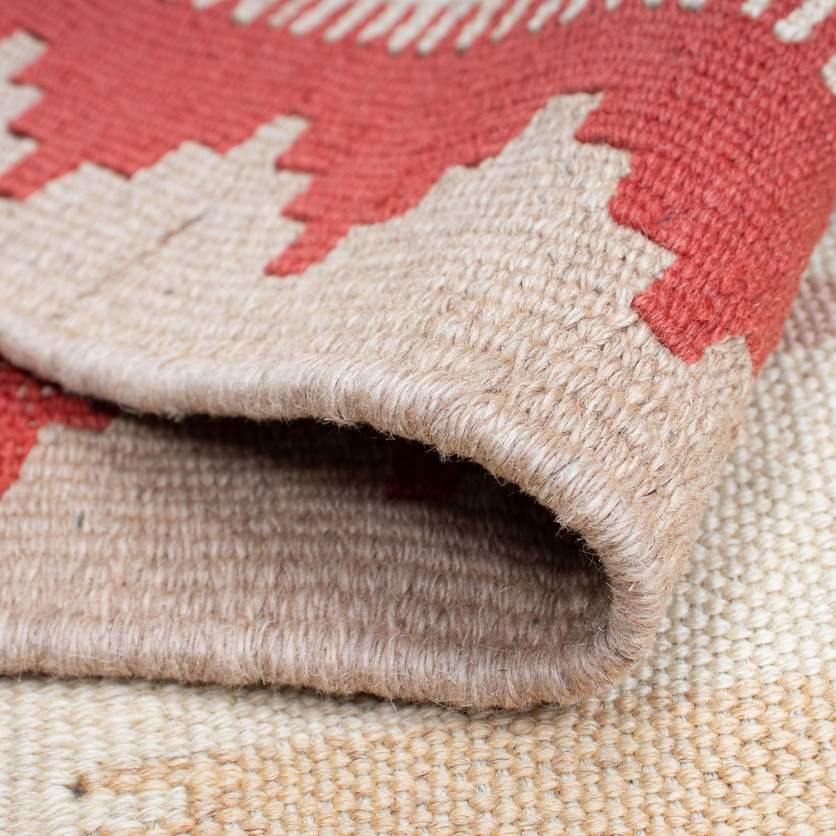 Kelim Rug - Oriental - 196 x 120 cm - beige