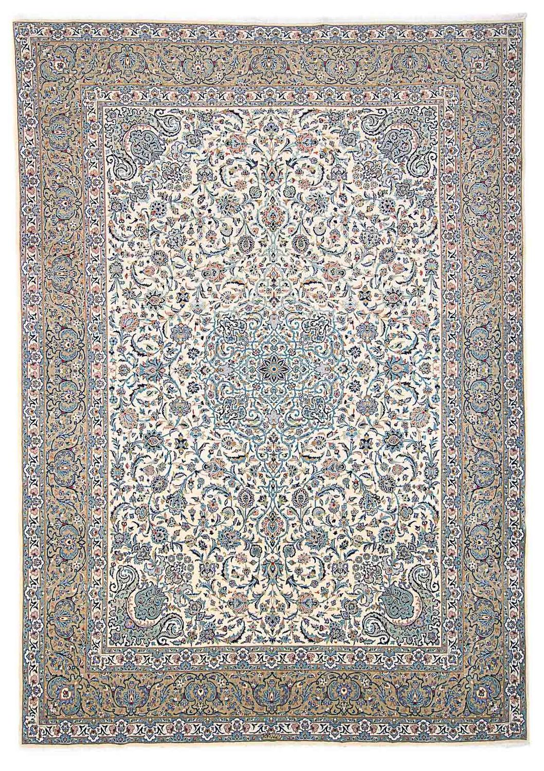 Perser Rug - Keshan - 423 x 312 cm - beige