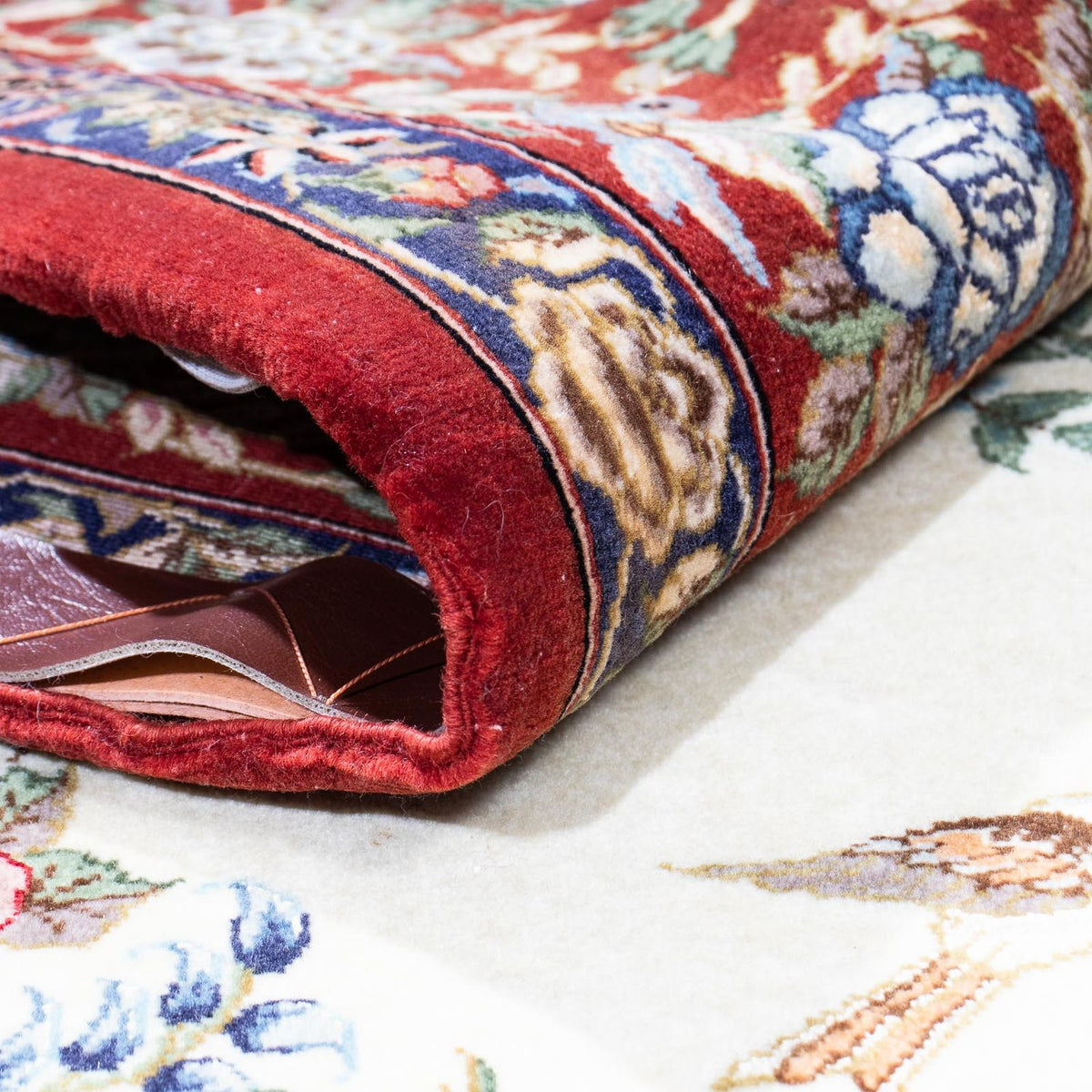 Perser Rug - Ghom - 202 x 135 cm - beige