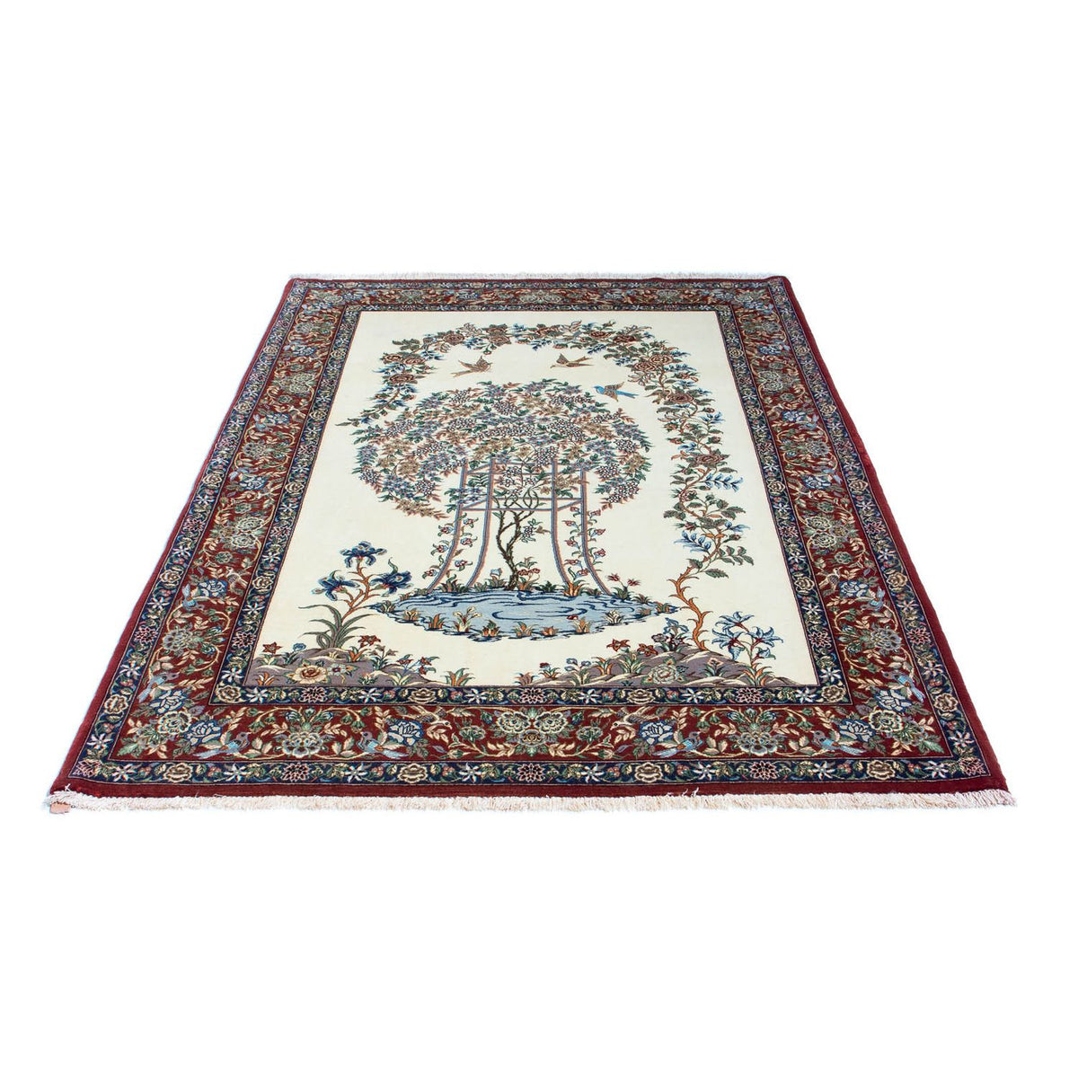 Perser Rug - Ghom - 202 x 135 cm - beige