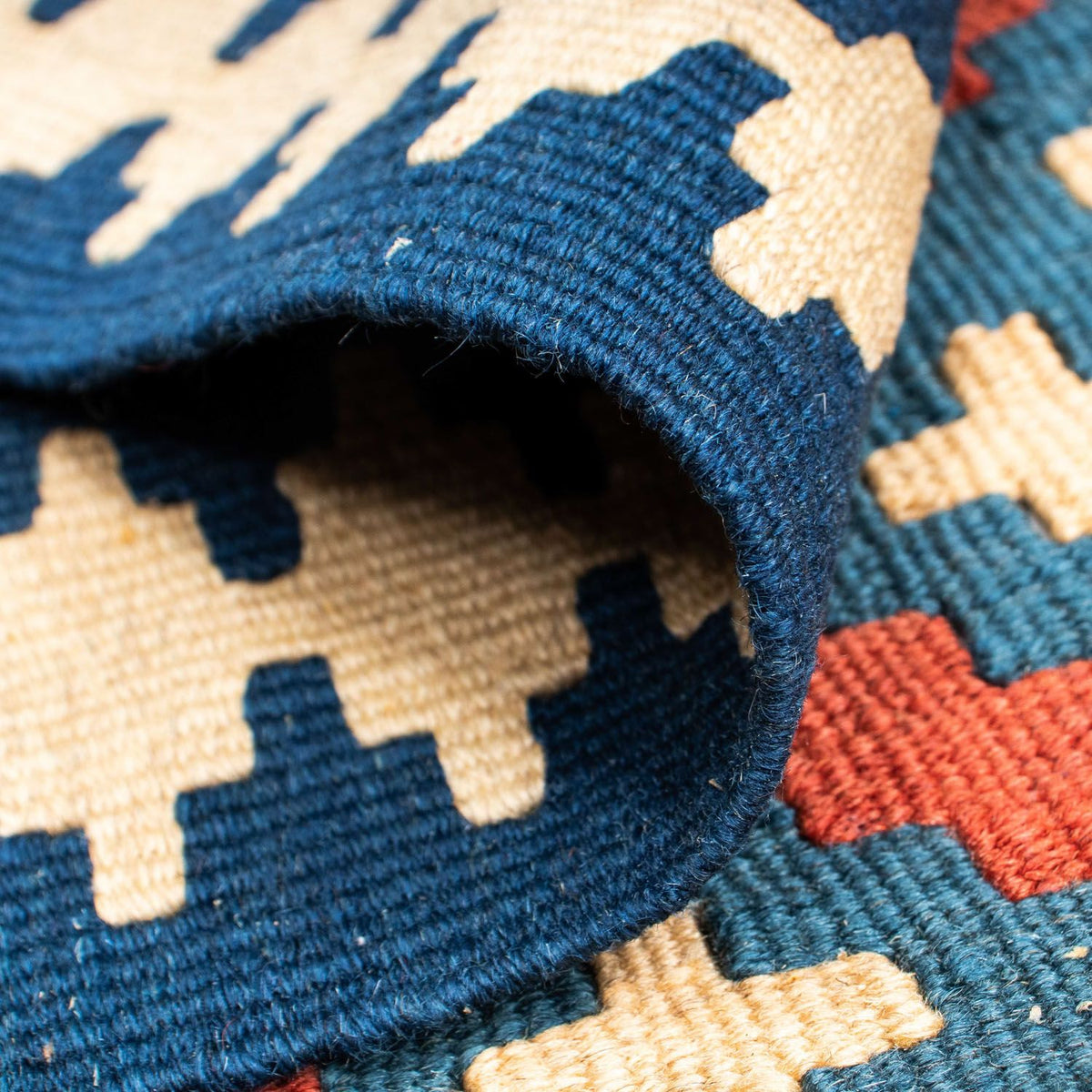 Kelim Rug - Oriental - 150 x 106 cm - dark red