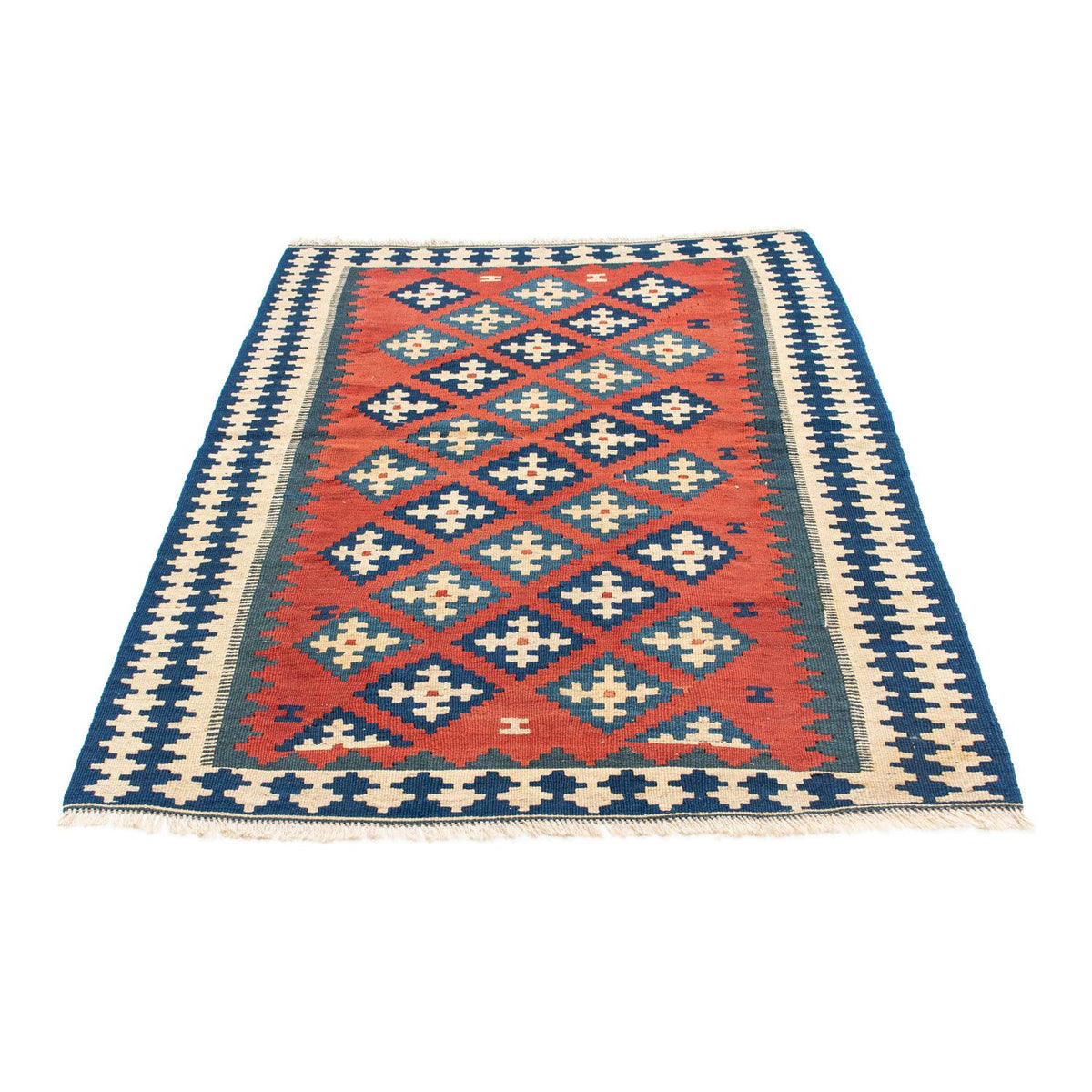 Kelim Rug - Oriental - 150 x 106 cm - dark red