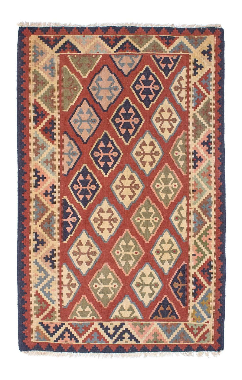 Kelim Rug - Oriental - 188 x 118 cm - dark red