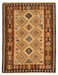 Kelim Rug - Oriental - 208 x 160 cm - brown