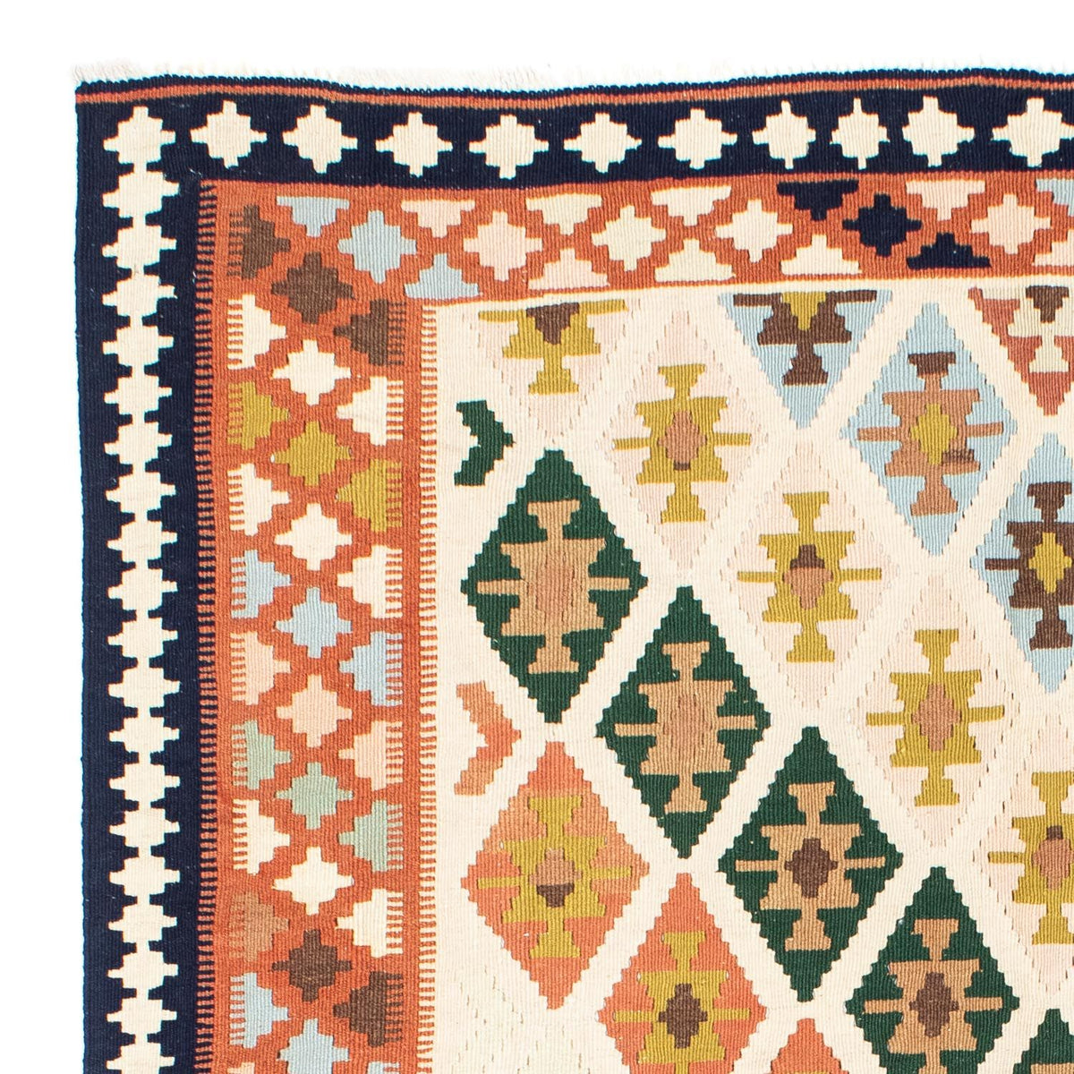 Kelim Rug - Oriental - 203 x 155 cm - beige