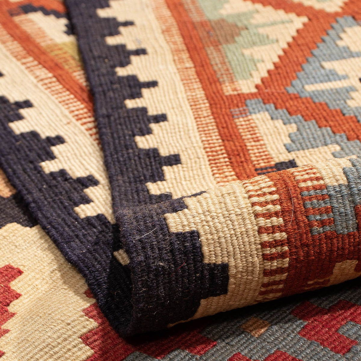 Kelim Rug - Oriental - 188 x 124 cm - brown