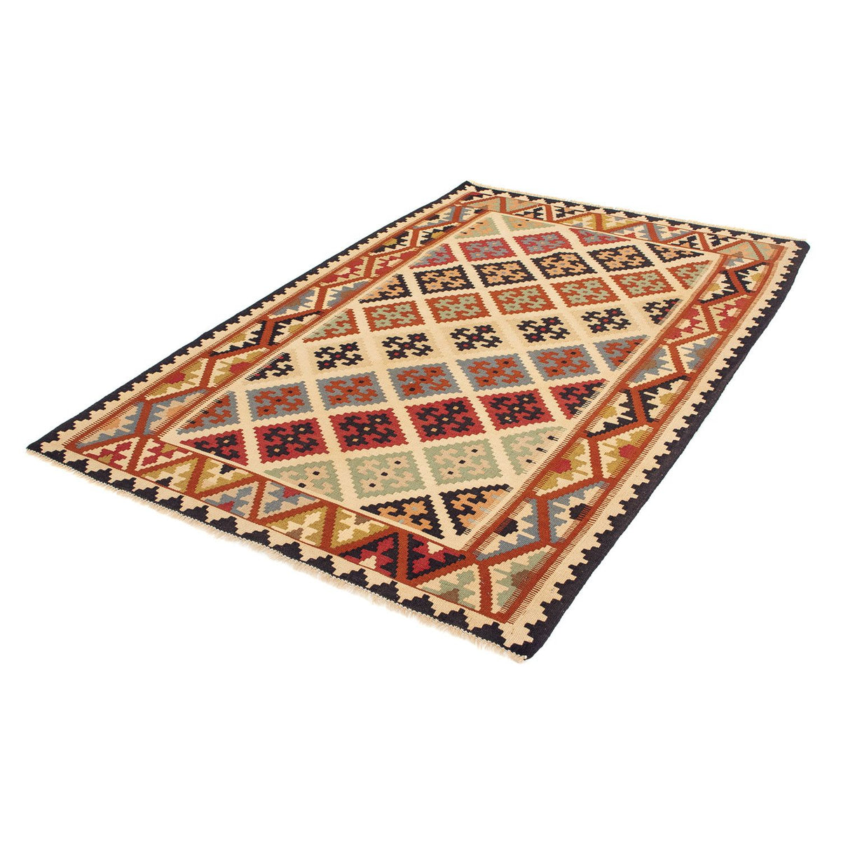 Kelim Rug - Oriental - 188 x 124 cm - brown