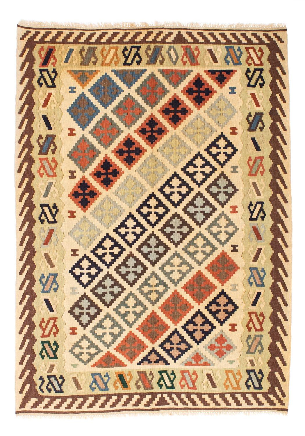 Kelim Rug - Oriental - 200 x 147 cm - beige