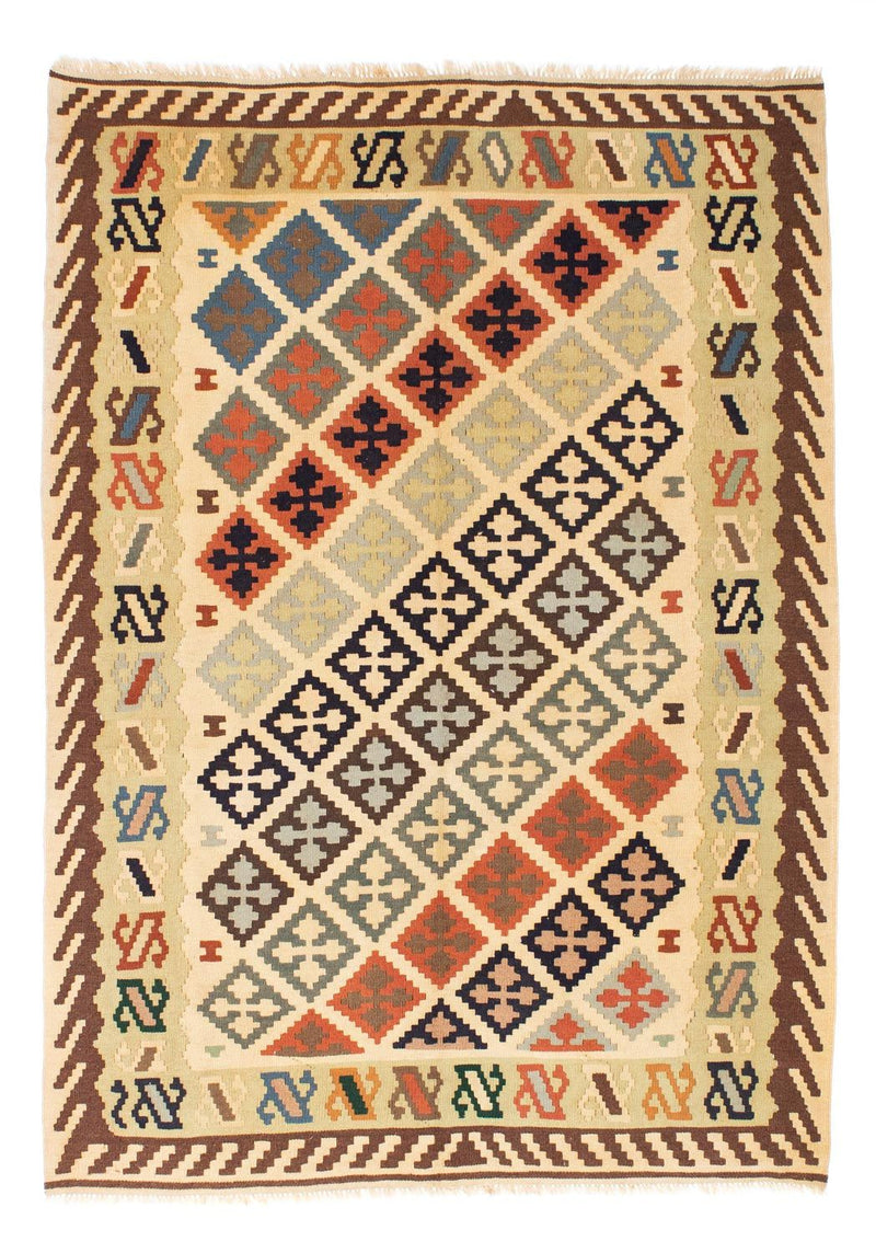 Kelim Rug - Oriental - 200 x 147 cm - beige