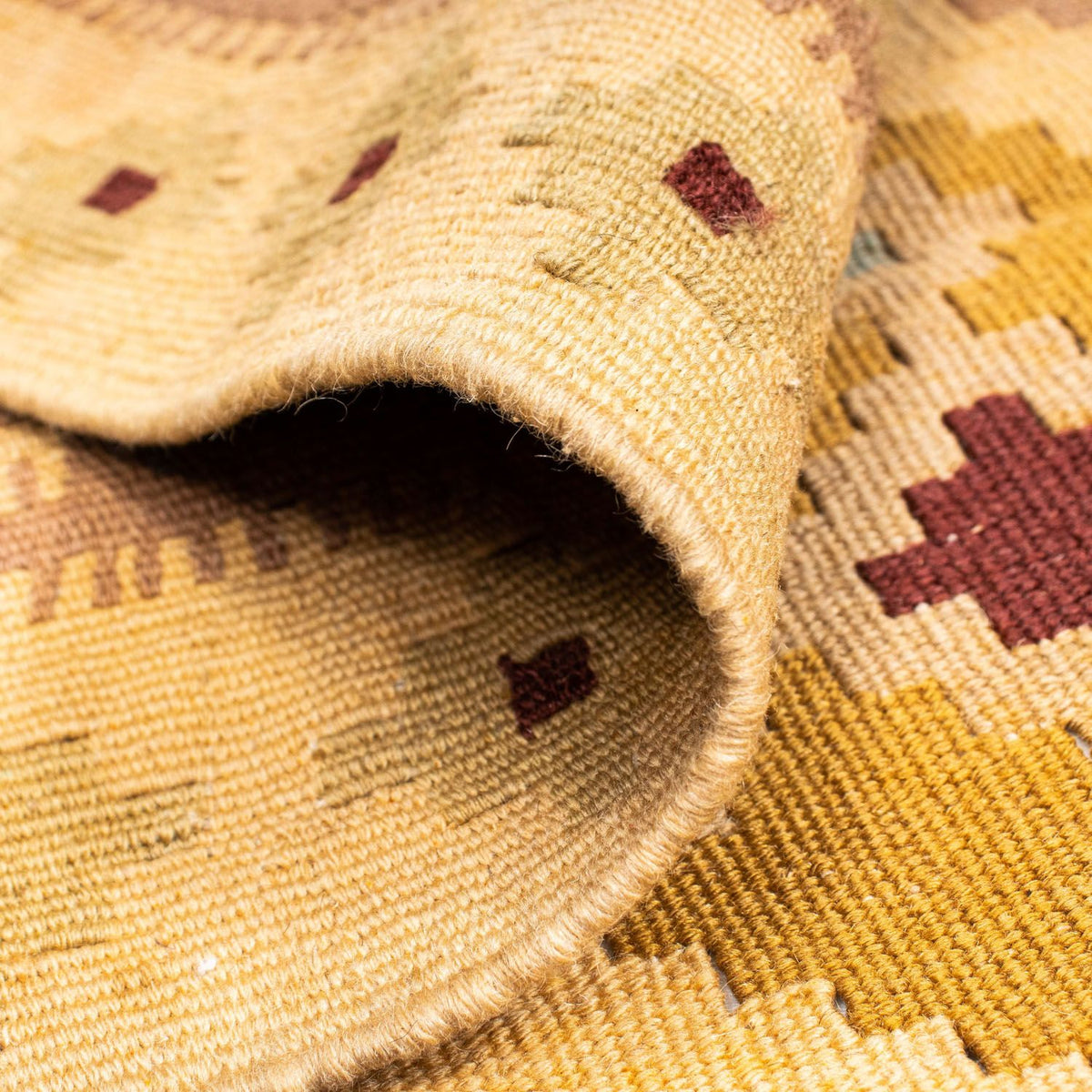 Kelim Rug - Oriental - 190 x 142 cm - light brown