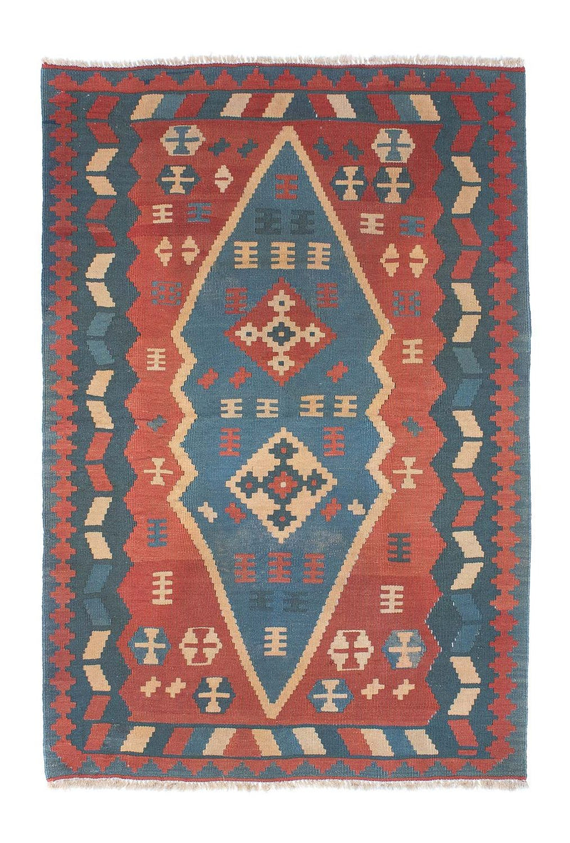 Kelim Rug - Oriental - 167 x 114 cm - blue