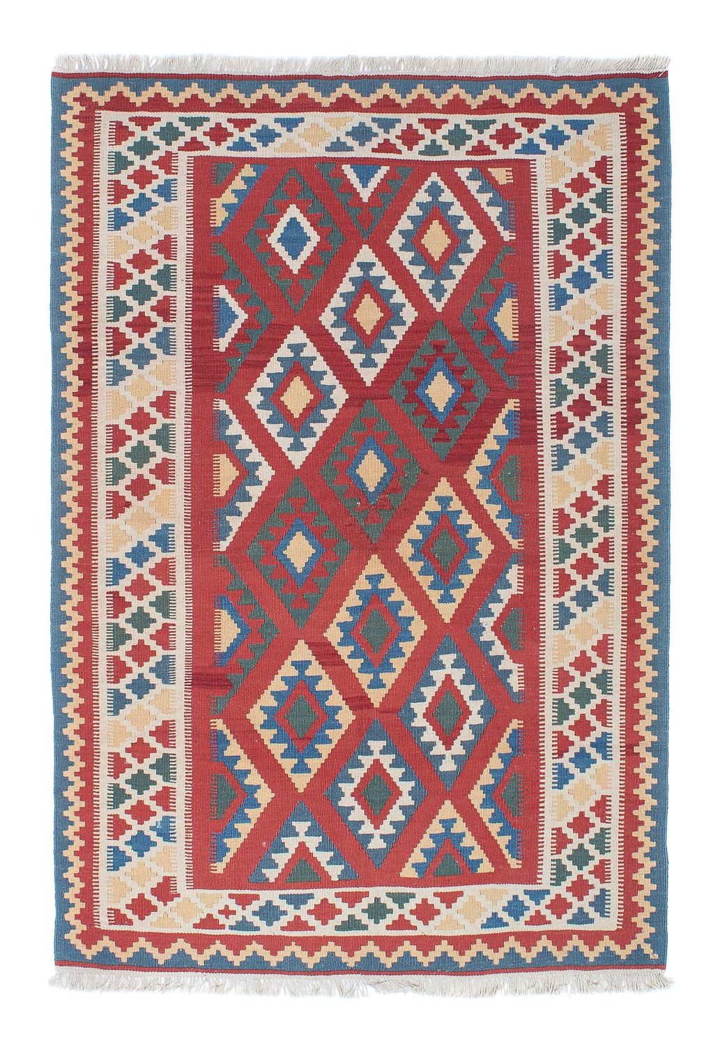 Kelim Rug - Oriental - 186 x 125 cm - dark red