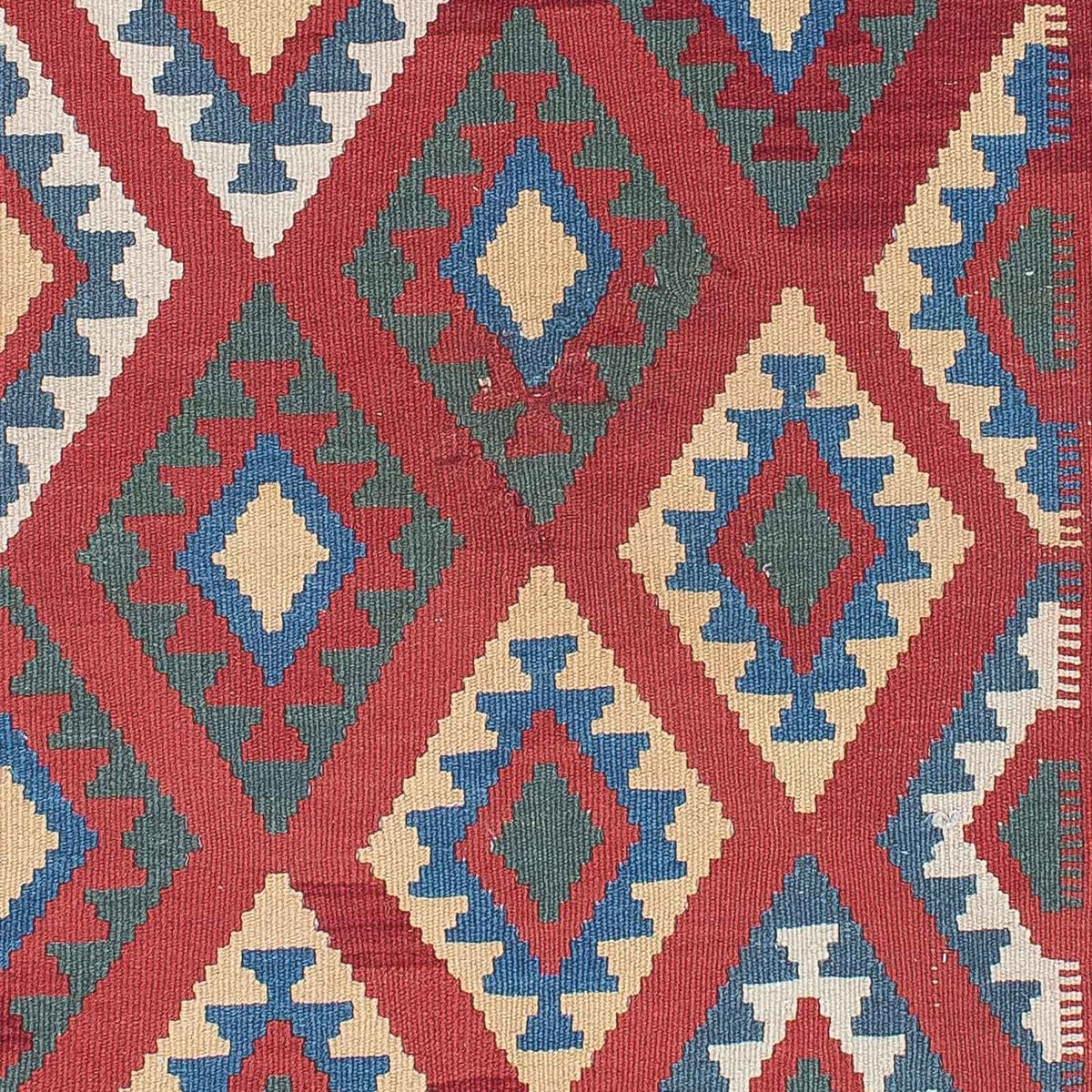 Kelim Rug - Oriental - 186 x 125 cm - dark red