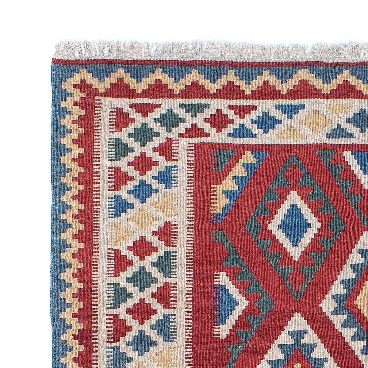 Kelim Rug - Oriental - 186 x 125 cm - dark red