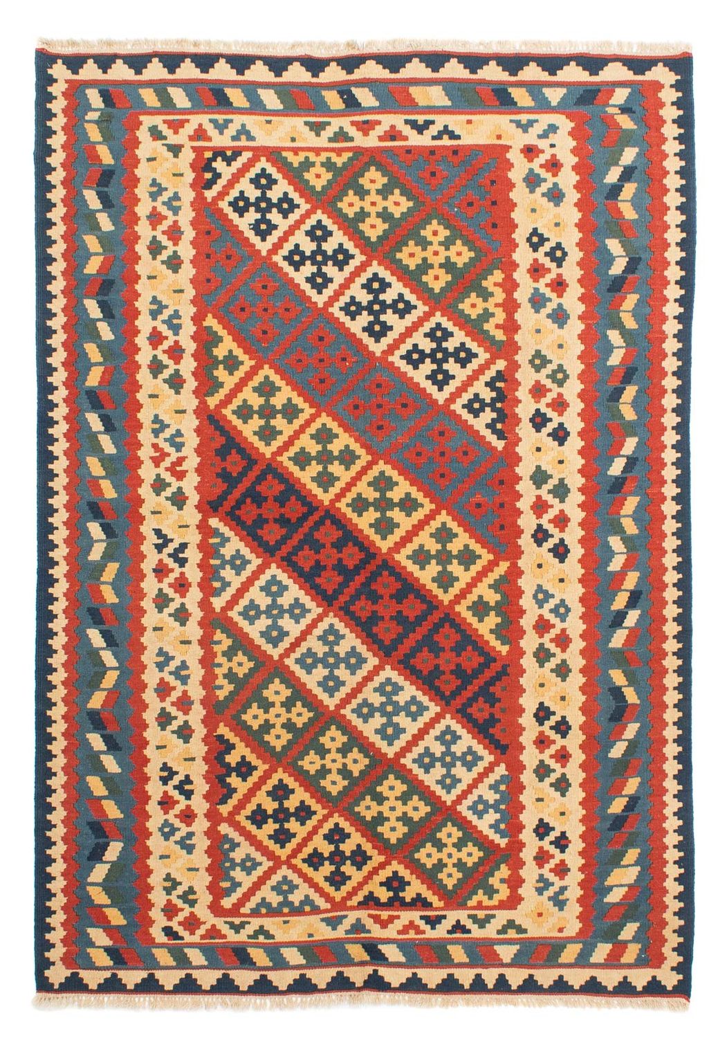 Kelim Rug - Oriental - 208 x 158 cm - multicolored