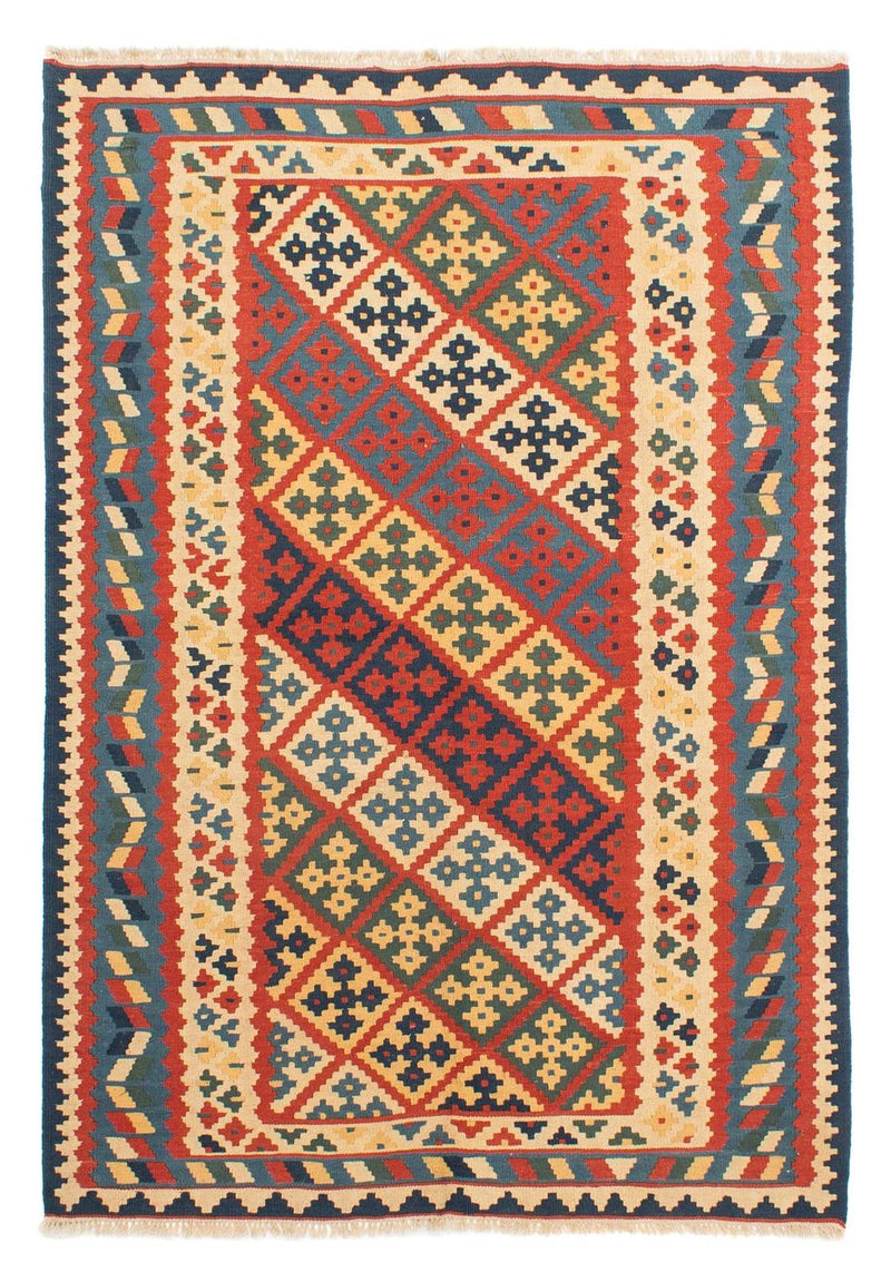 Kelim Rug - Oriental - 208 x 158 cm - multicolored