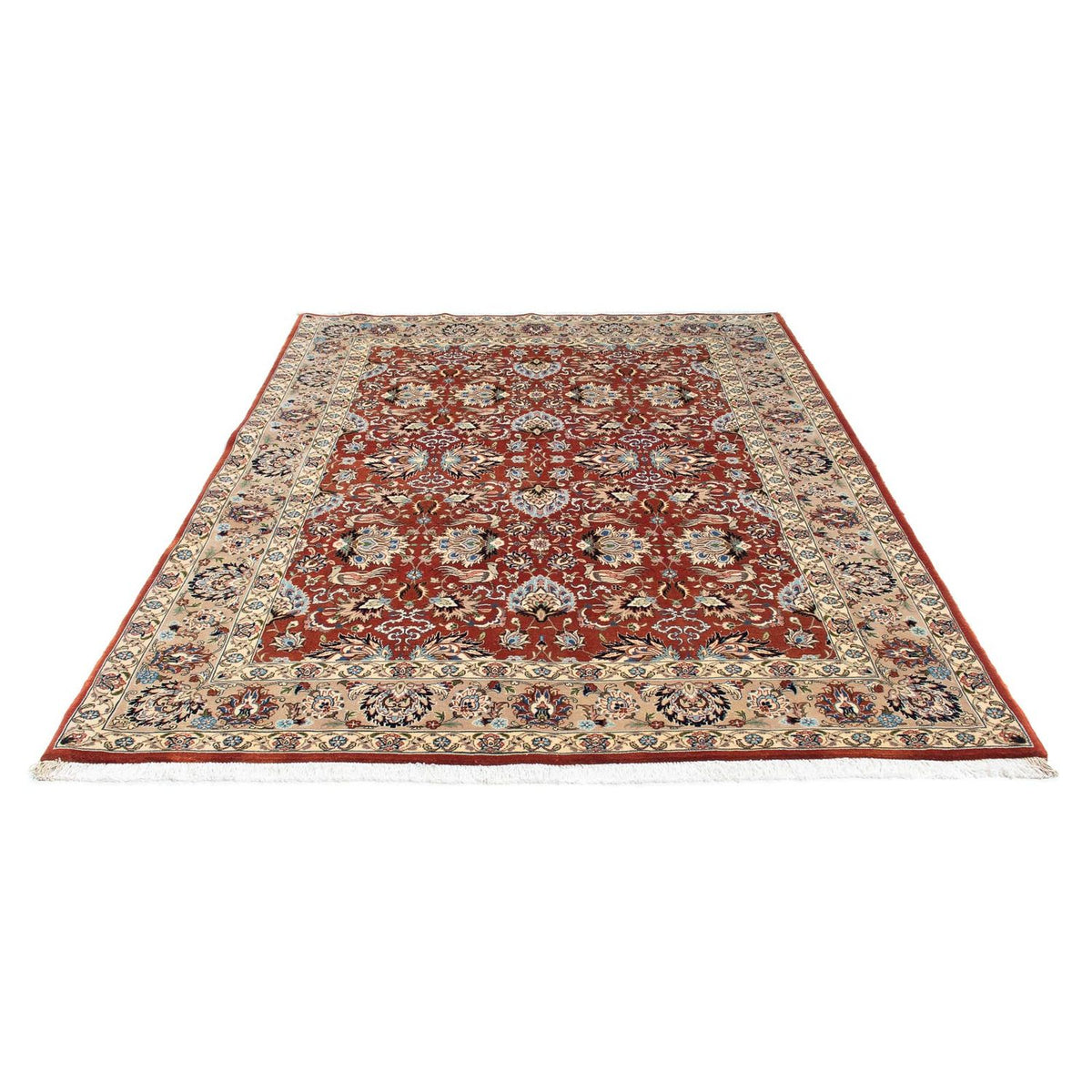 Perser Rug - Ghom - 232 x 180 cm - dark red