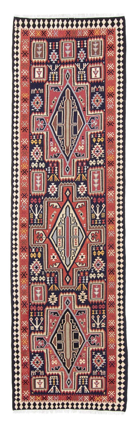 Runner Kelim Rug - Oriental - 382 x 102 cm - multicolored