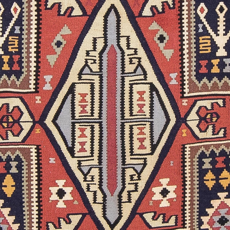 Runner Kelim Rug - Oriental - 382 x 102 cm - multicolored