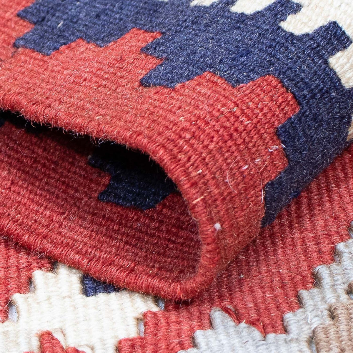 Runner Kelim Rug - Oriental - 384 x 100 cm - multicolored