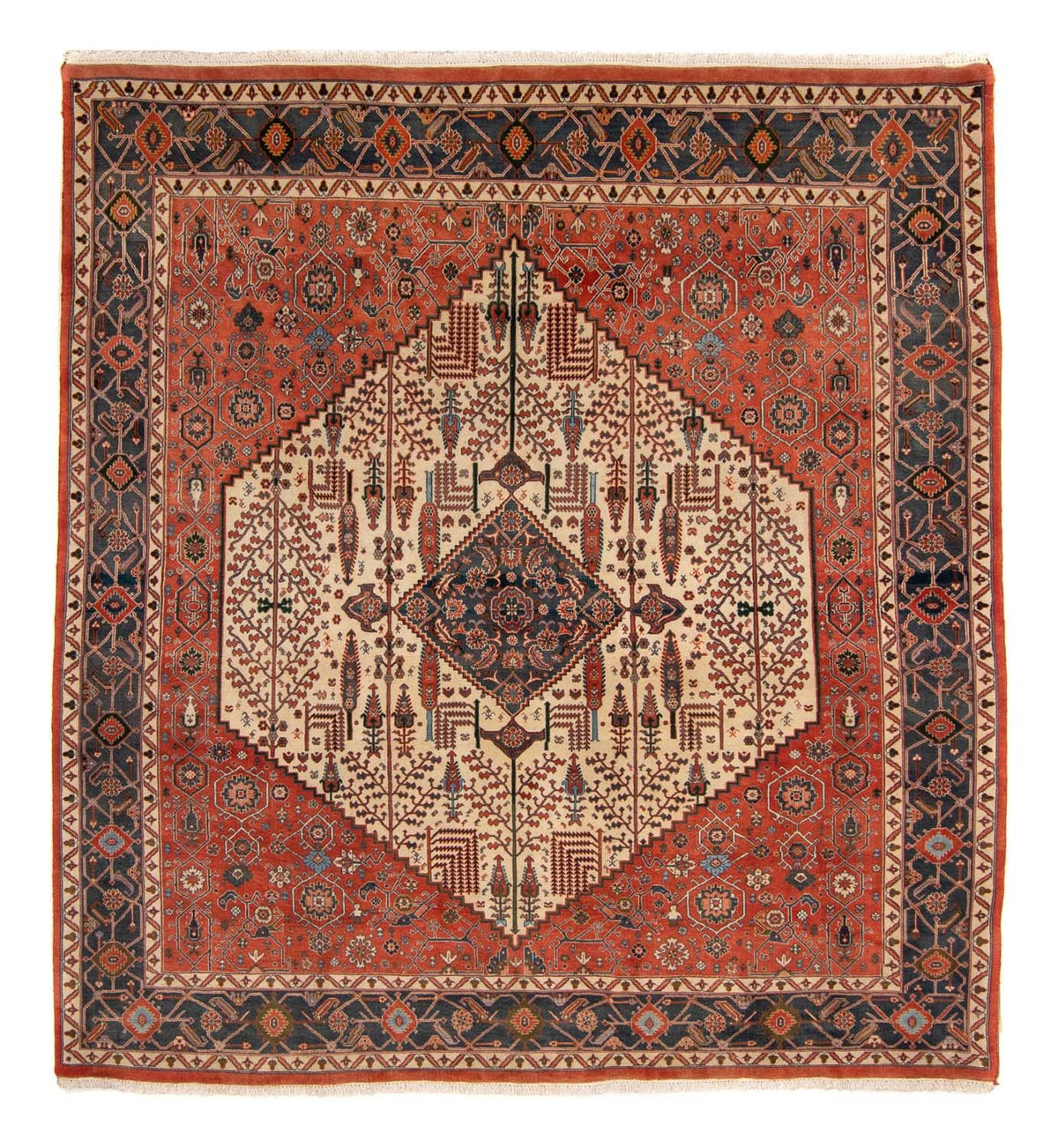 Gabbeh Rug - Kashkuli Perser - 258 x 230 cm - rust