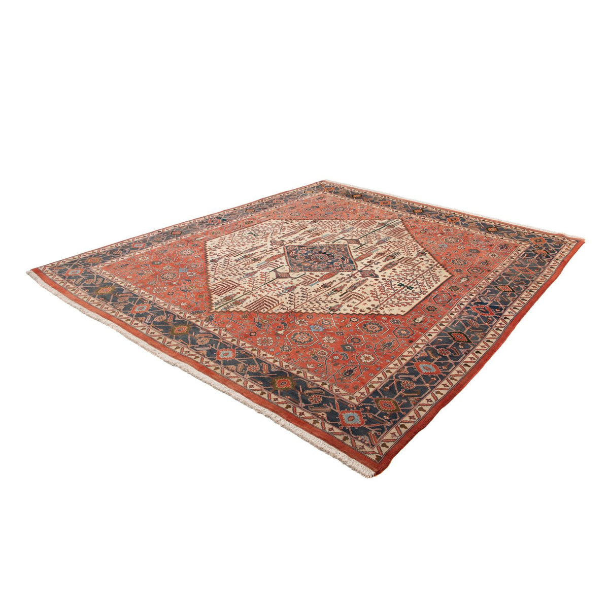 Gabbeh Rug - Kashkuli Perser - 258 x 230 cm - rust