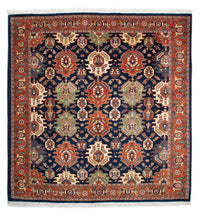 Gabbeh Rug - Kashkuli Perser square  - 205 x 200 cm - dark blue