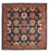 Gabbeh Rug - Kashkuli Perser square  - 205 x 200 cm - dark blue