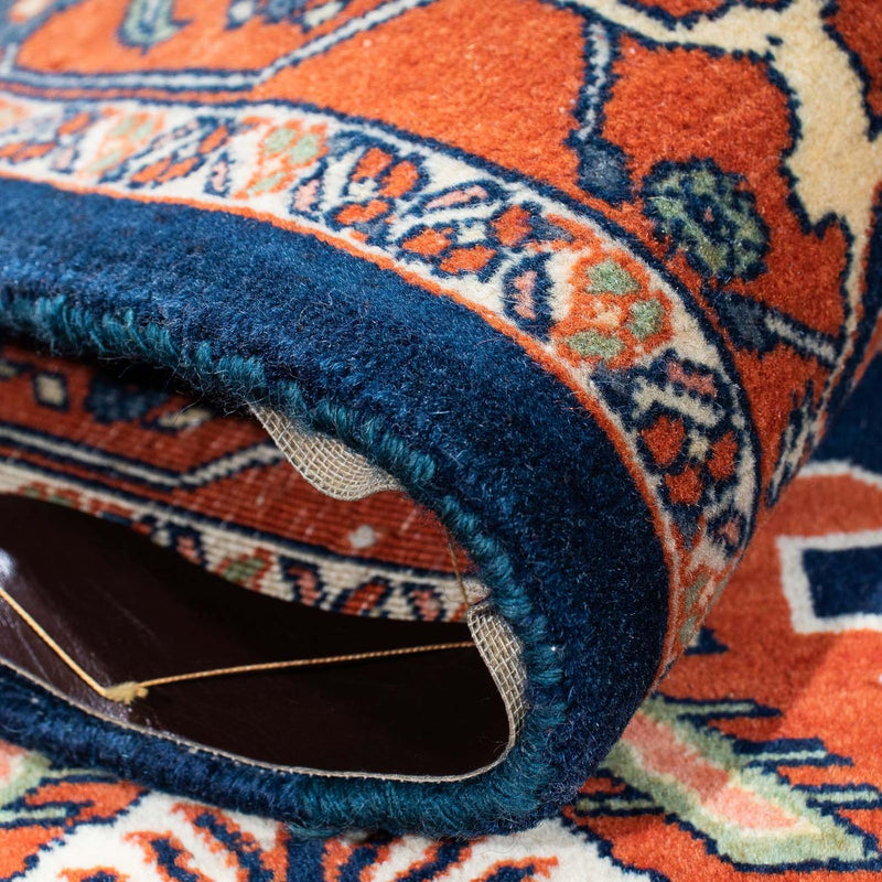 Gabbeh Rug - Kashkuli Perser square  - 205 x 200 cm - dark blue