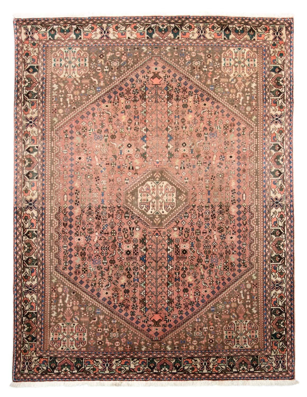 Perser Rug - Nomadic - 195 x 147 cm - light red