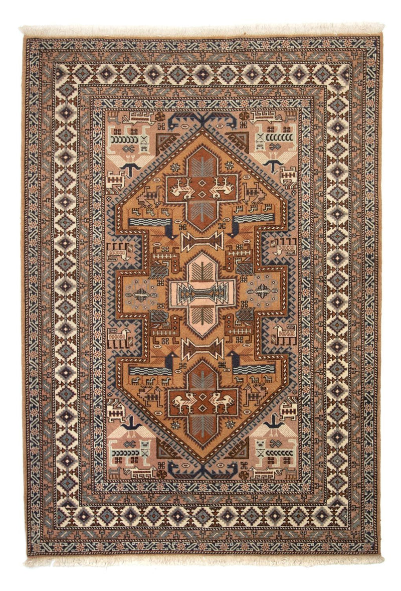 Perser Rug - Nomadic - 197 x 144 cm - light brown