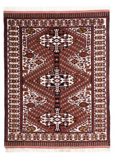 Ghouchan Rug 132x169cm - Persian Rugs - brown