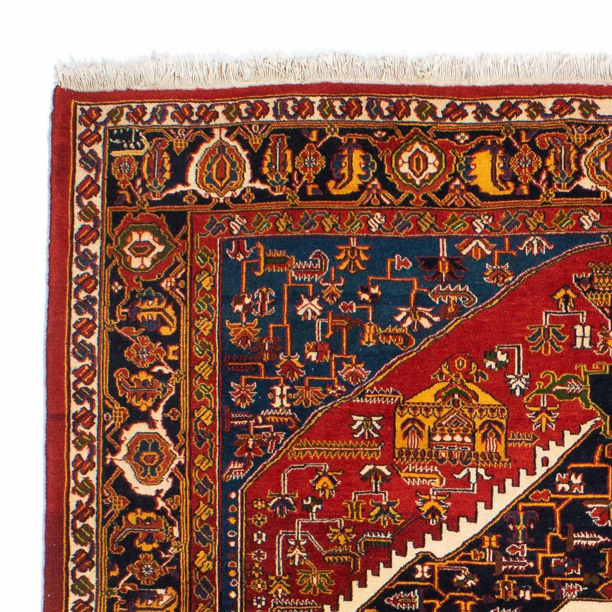 Gabbeh Rug - Kashkuli Perser - 200 x 180 cm - dark red