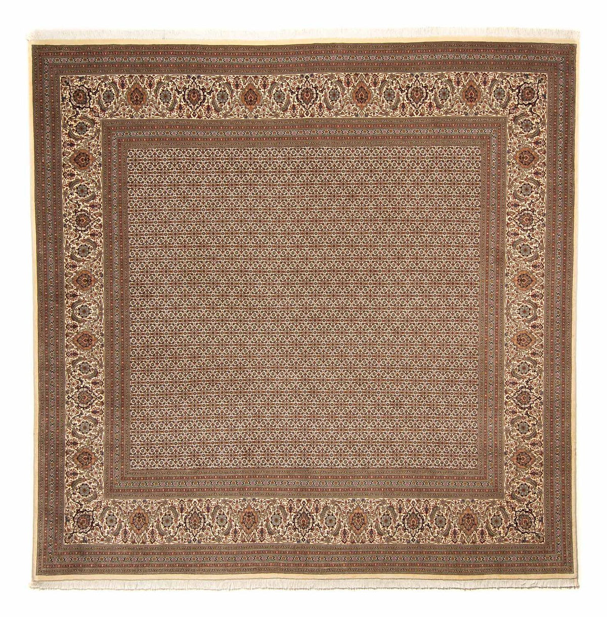 Perser Rug - Tabriz square  - 258 x 251 cm - light brown