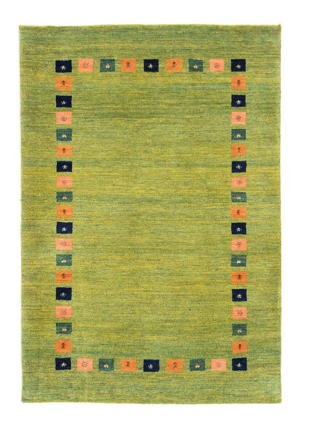 Gabbeh Rug - Loribaft Perser - 154 x 107 cm - green