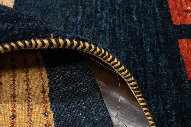 Gabbeh Rug - Loribaft Perser - 152 x 105 cm - dark blue