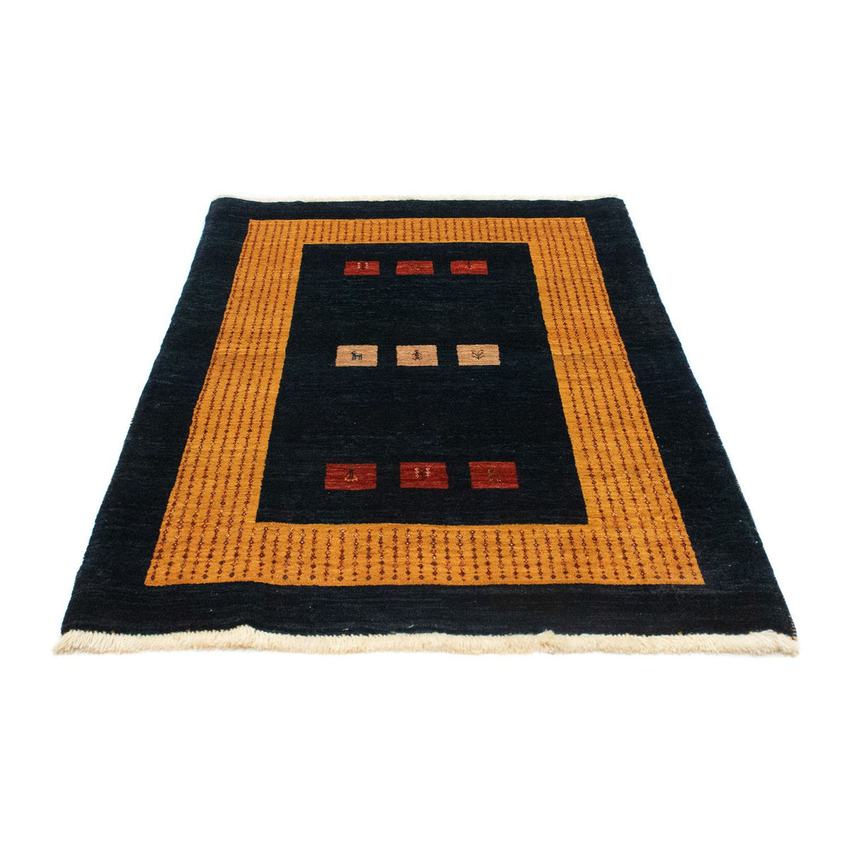 Gabbeh Rug - Loribaft Perser - 152 x 105 cm - dark blue