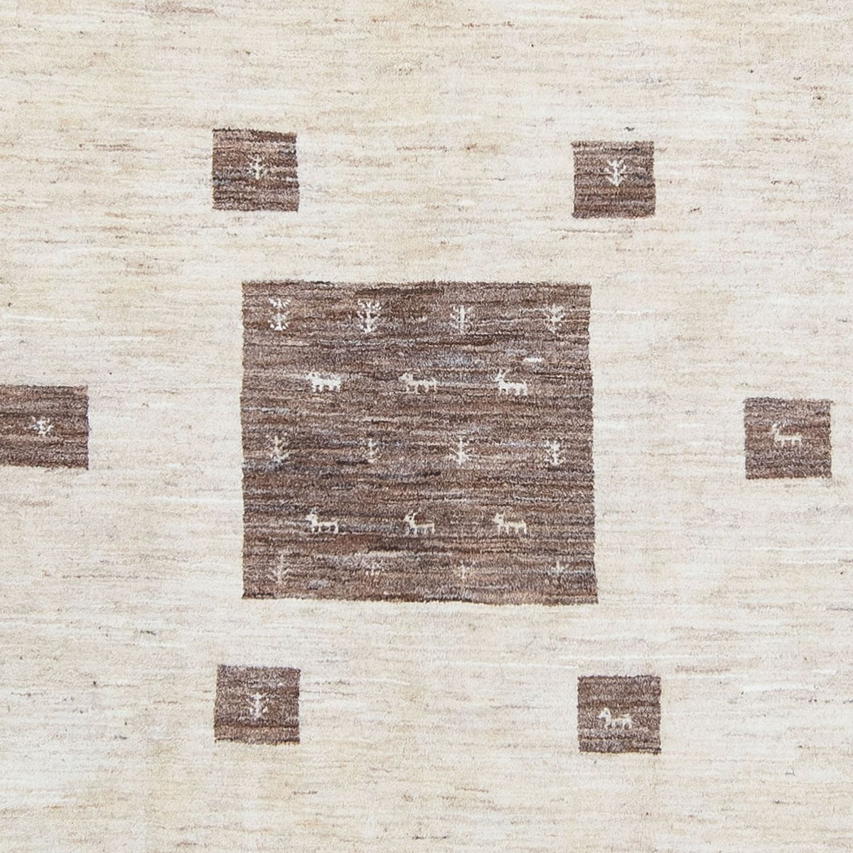 Gabbeh Rug - Loribaft Perser - 340 x 250 cm - beige