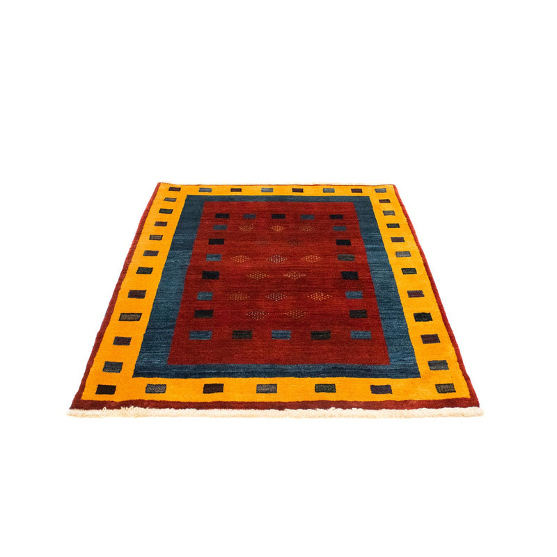Gabbeh Rug - Loribaft Perser - 145 x 112 cm - dark red