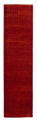 Runner Gabbeh Rug - Loribaft Perser - 307 x 80 cm - red