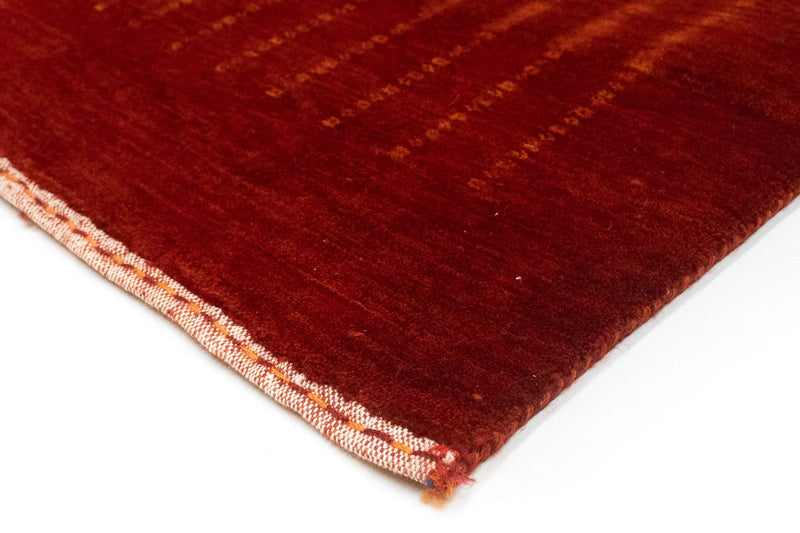 Runner Gabbeh Rug - Loribaft Perser - 307 x 80 cm - red