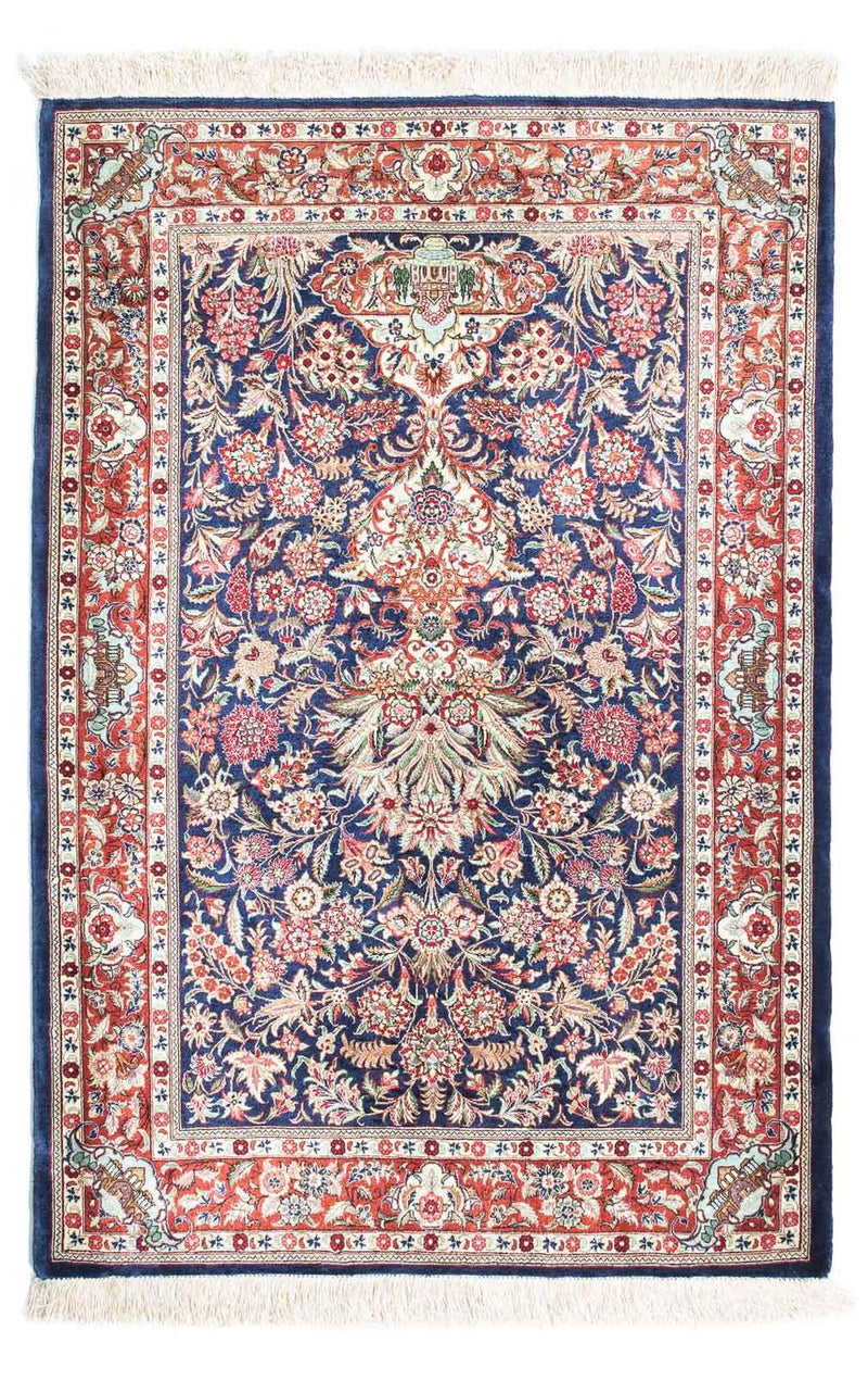 Perser Rug - Ghom - 118 x 80 cm - dark blue